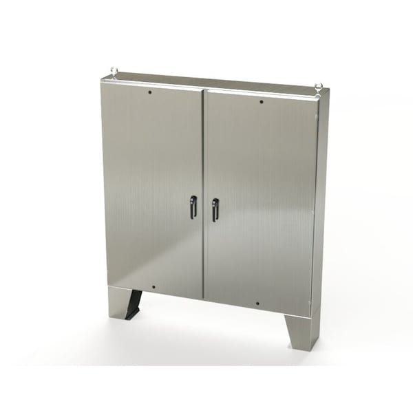3 Point Latch with Padlock/Keylock Handle Electrical Enclosures, 72 in H, 12 in D, 72 in W